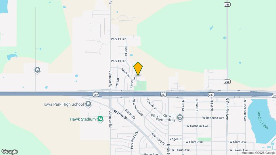 1603 Karen Ln Map and Location Details