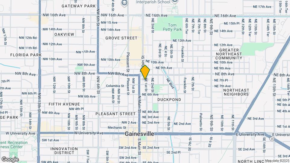 710 NE 1 St Map and Location Details