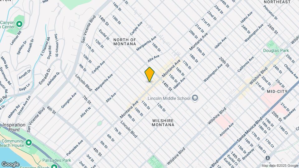 728 Euclid St-Unit -A Map and Location Details