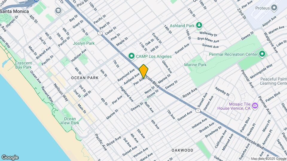 744 Pier Ave Mapa y Detalles de la Ubicación