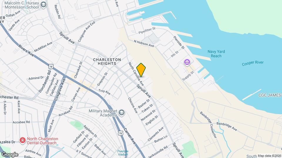 3110 N Carolina Ave Map and Location Details