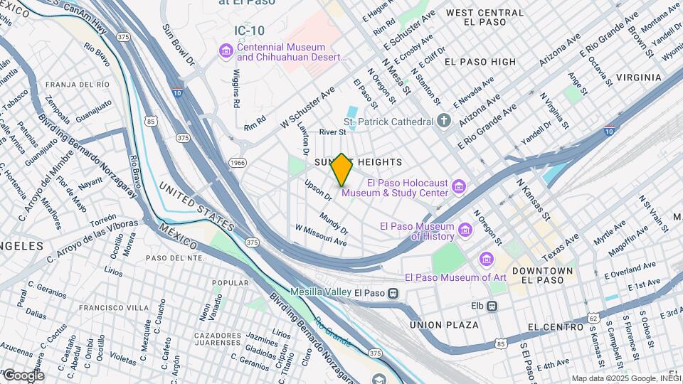 820 Prospect St, Unit Lower Map and Location Details