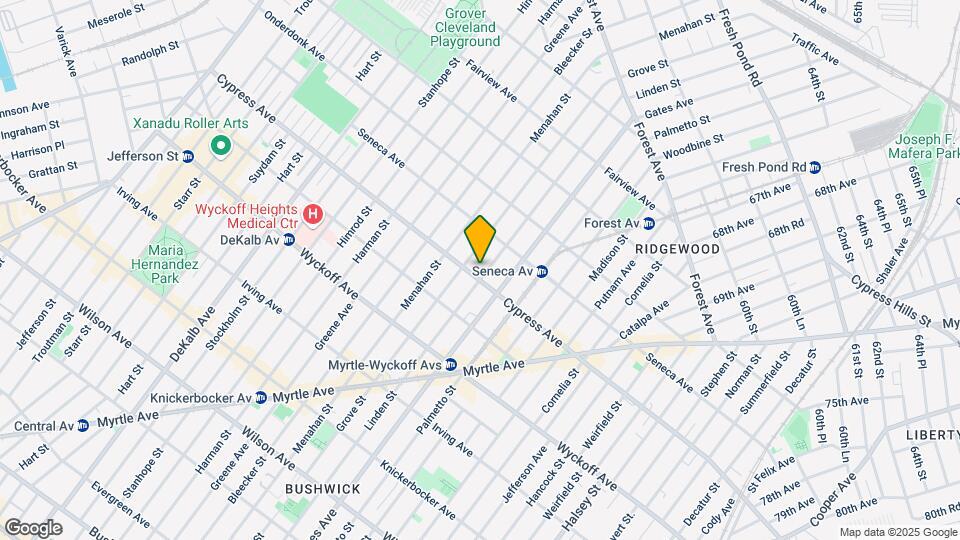 1715 Linden St Map and Location Details