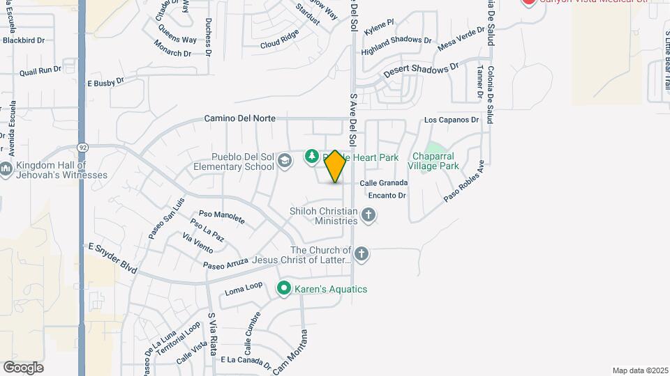 5150 Calle Granada Map and Location Details