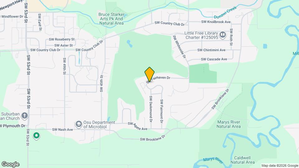 4010 SW Fairhaven Dr Map and Location Details