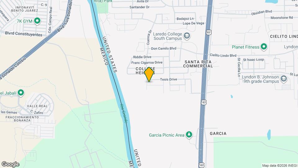 1504 Estudiantes Dr Map and Location Details