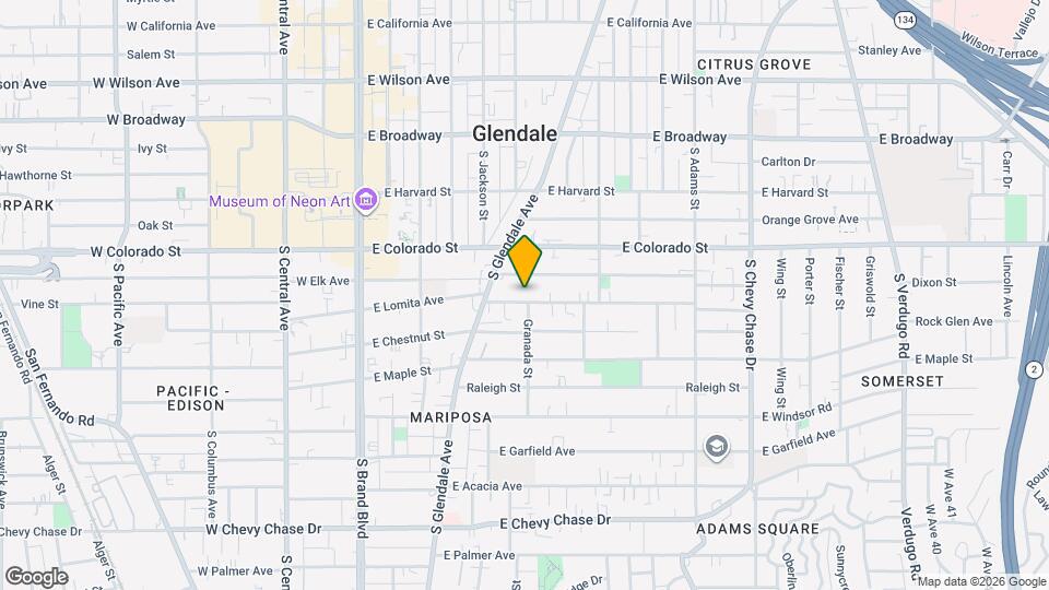 533 E Lomita Ave Map and Location Details