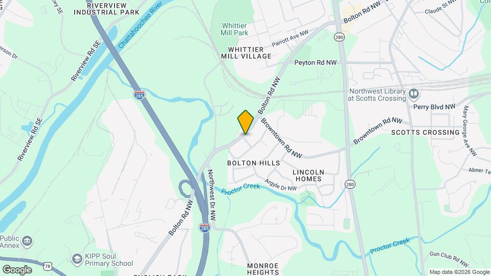 1763 Bolton Rd NW Map and Location Details