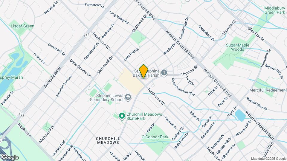 5725 Tenth Line W Map and Location Details