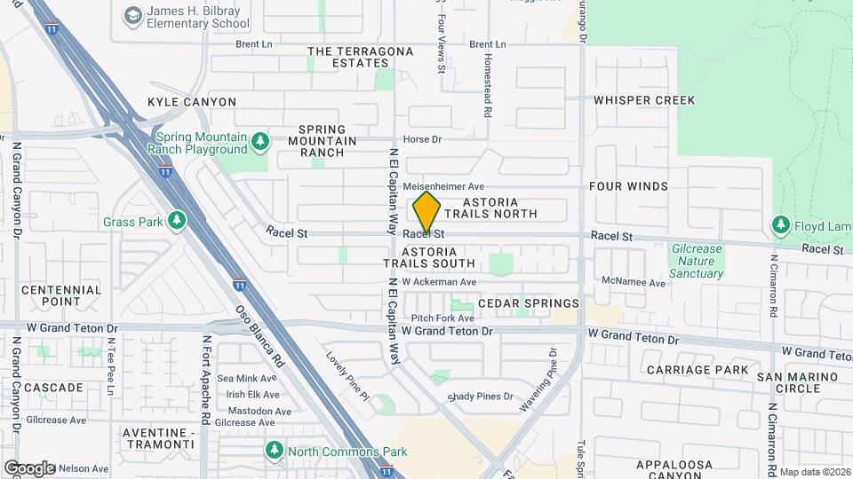 8716 Honey Vine Ave Mapa y Detalles de la Ubicación