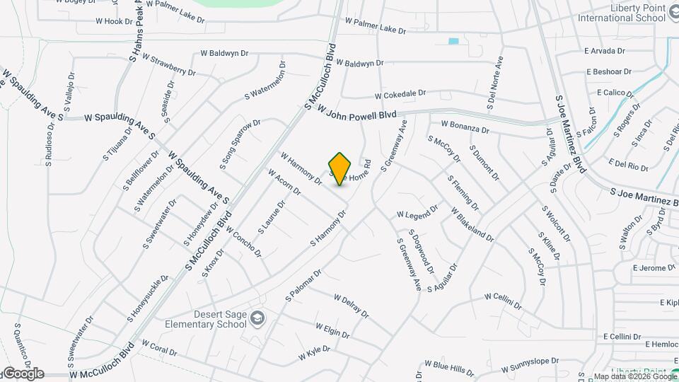 223 W Harmony Dr Map and Location Details