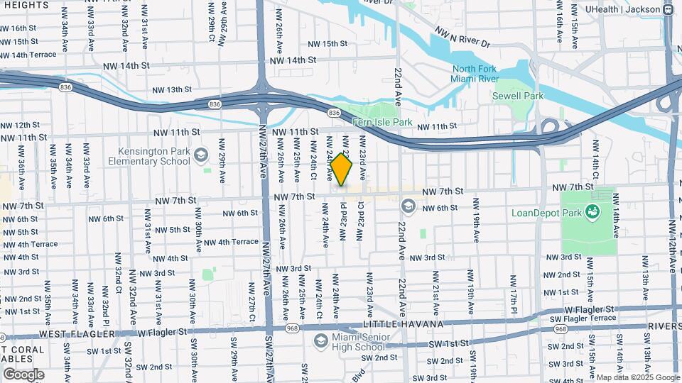 2367 NW 7th St Map and Location Details