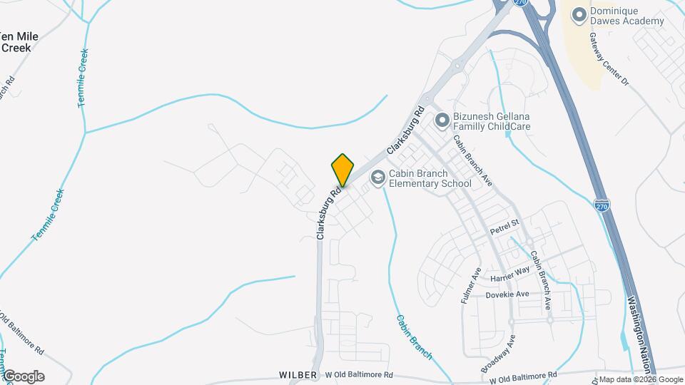 22129 Clarksburg Rd Map and Location Details