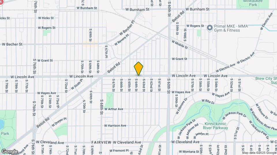 6327 W Lincoln Ave Mapa y Detalles de la Ubicación