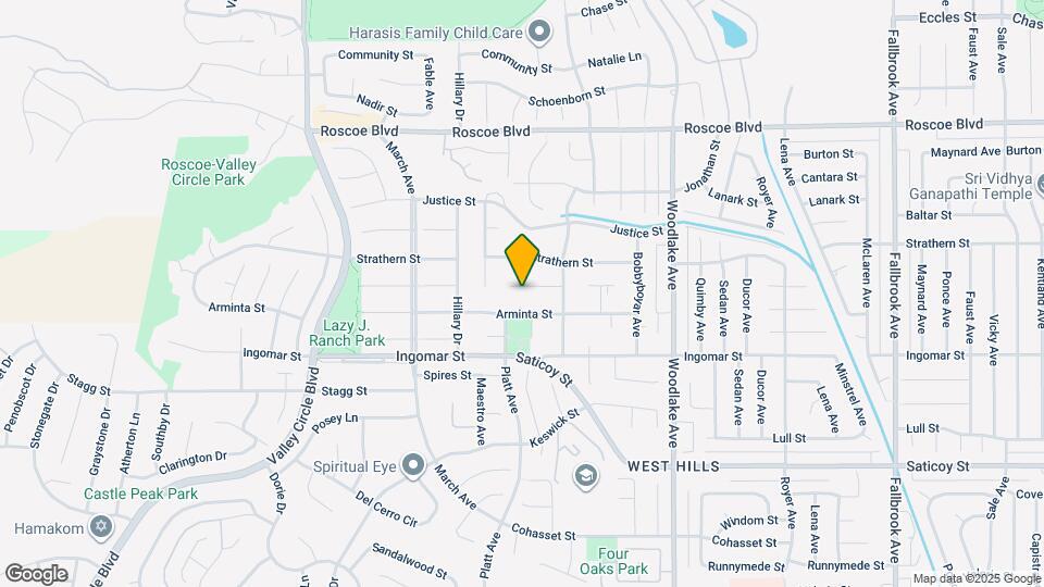 23446 Blythe St Map and Location Details