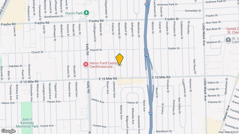 25159 Normandy St Map and Location Details