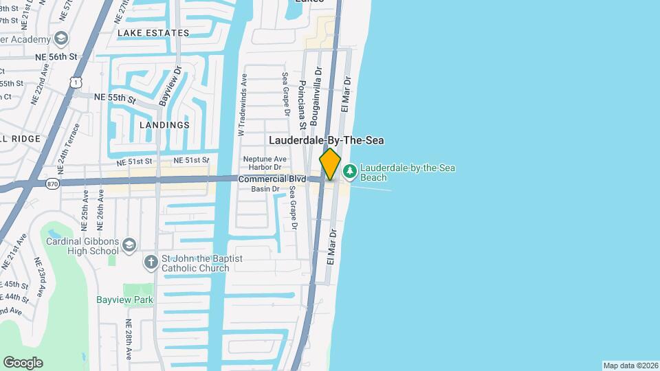 106 Commercial Blvd Map and Location Details