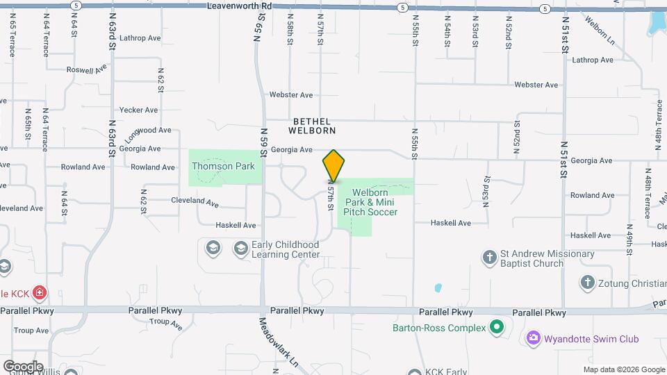 2501 N 57th St Map and Location Details