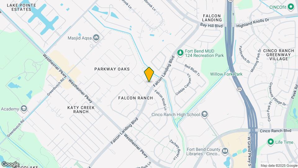 2319 Falcon Knoll Ln Map and Location Details