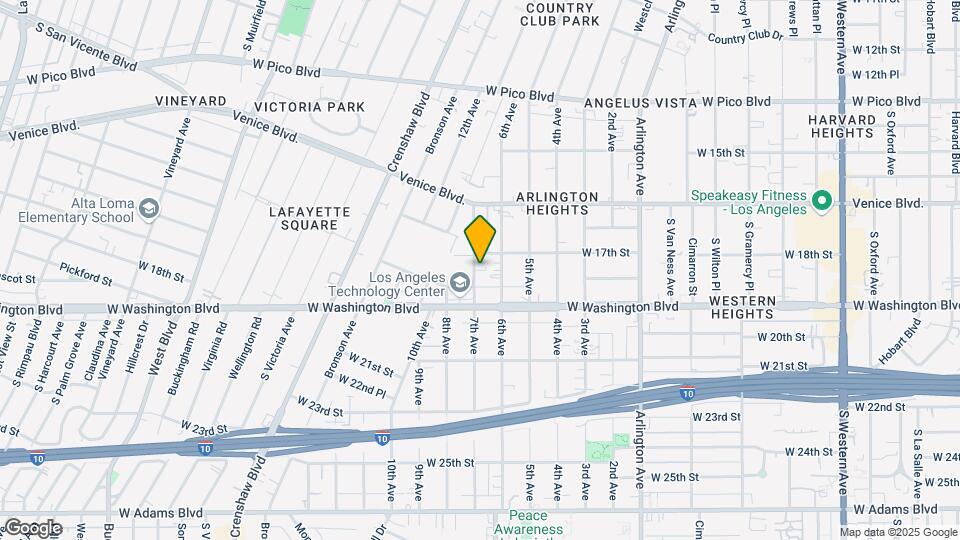 1714 7th Ave Mapa y Detalles de la Ubicación