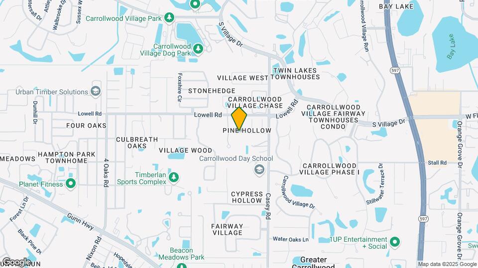 4520 Pine Hollow Dr Map and Location Details
