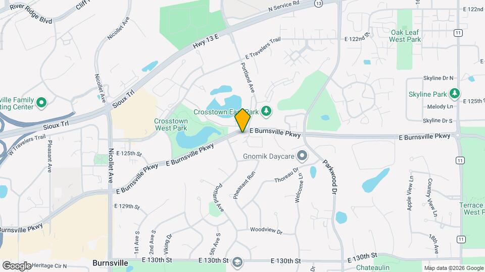 607 E Burnsville Pkwy Map and Location Details