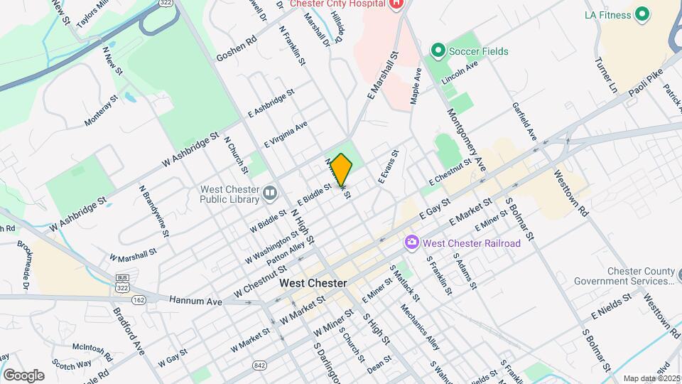 318 N Matlack St Map and Location Details