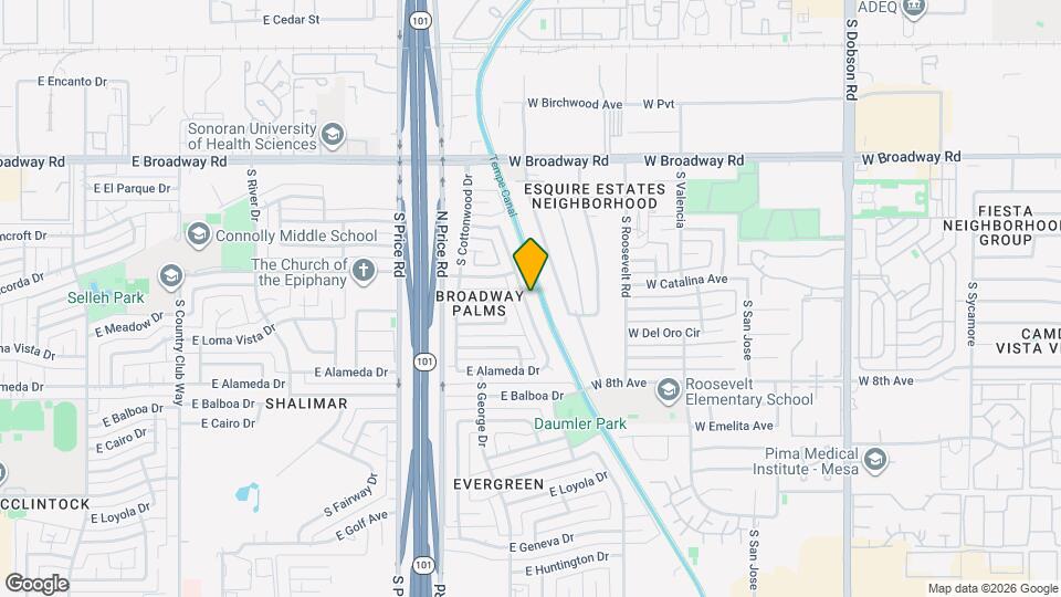 2433 S Evergreen Rd Map and Location Details