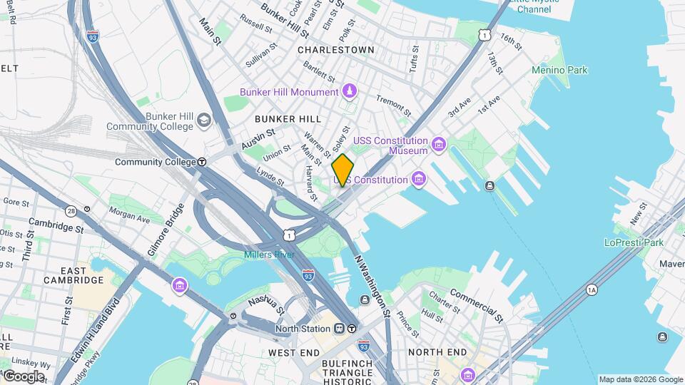 13 Park St, Unit 3 Map and Location Details