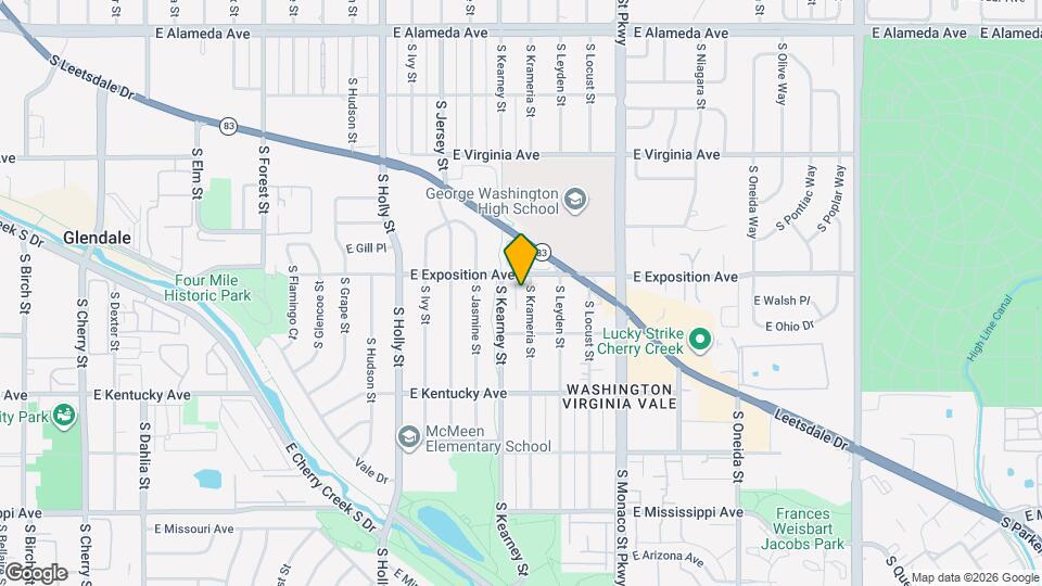 739 S Krameria St Map and Location Details