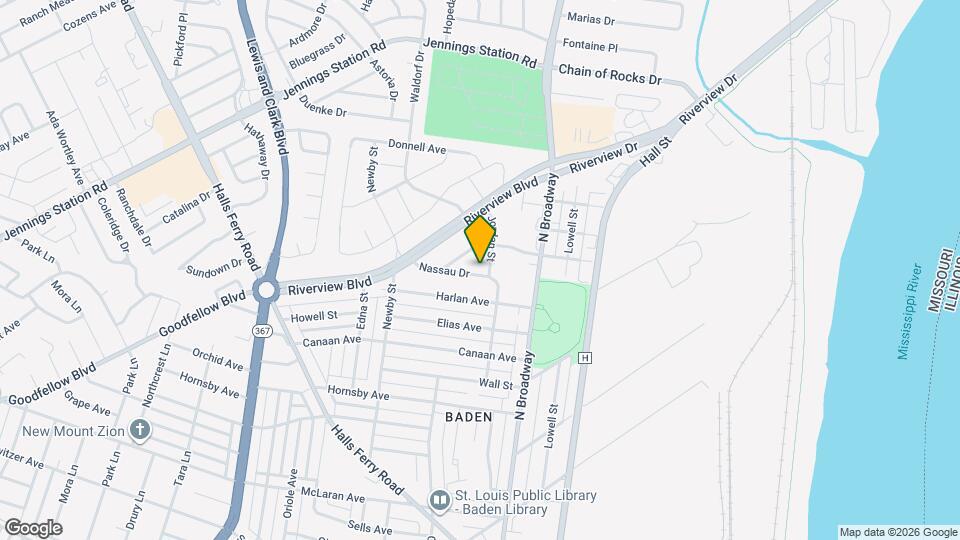 853 Nassau Dr Map and Location Details