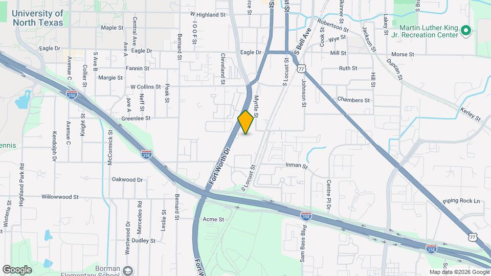 525 Fort Worth Dr Map and Location Details