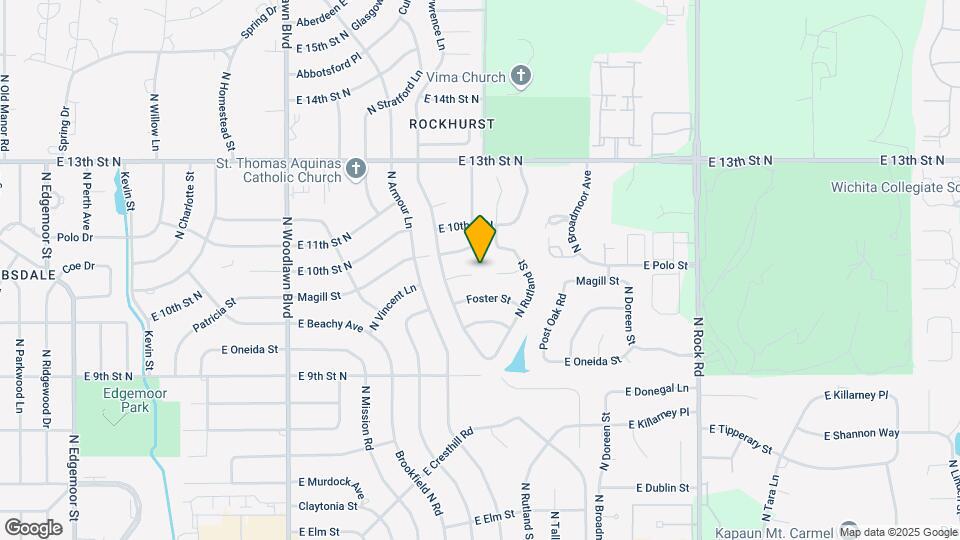 1040 N Lawrence Ct Map and Location Details