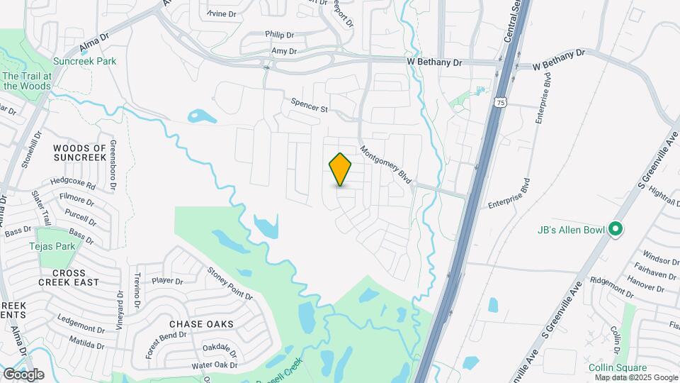 1117 Ferndale Dr Map and Location Details