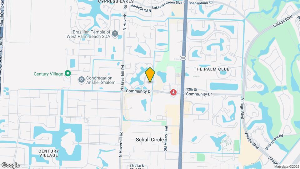 4751 Via Palm Lakes Map and Location Details