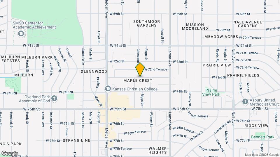 6621 W 73rd St Map and Location Details