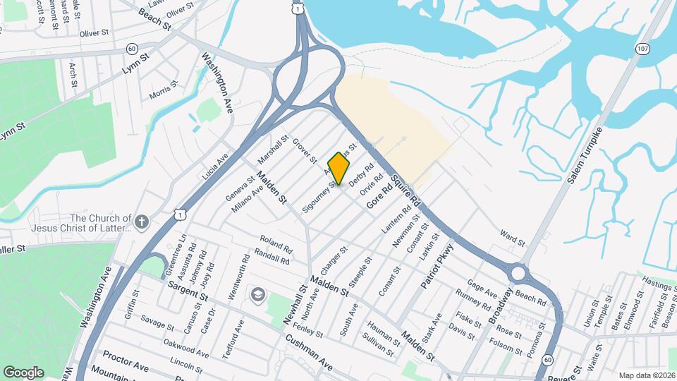 74 Grover St, Unit Revere house Map and Location Details