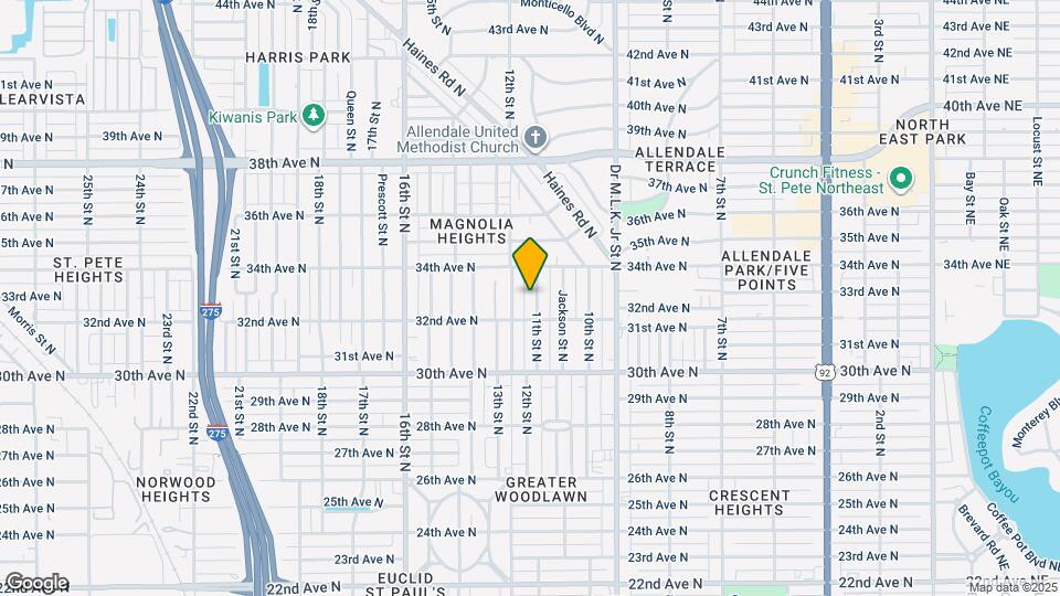 3236 11th St N Mapa y Detalles de la Ubicación
