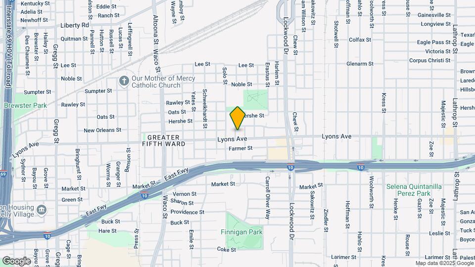 1602 Simpson St Map and Location Details
