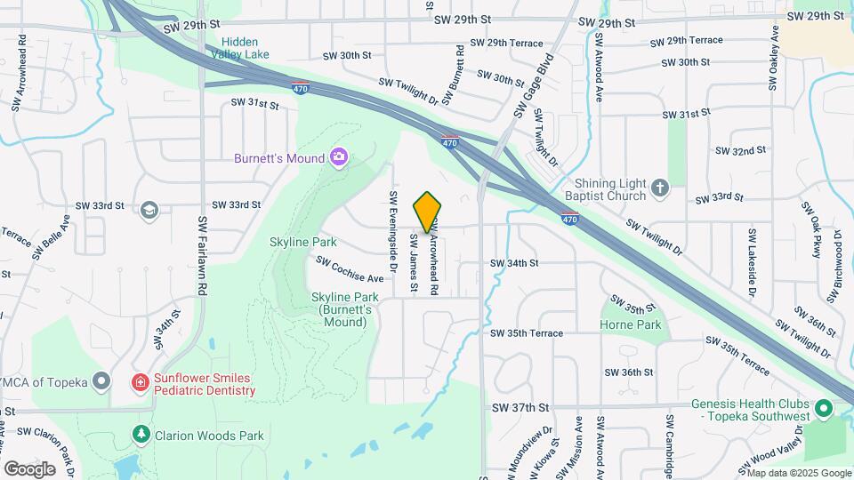 3323 SW Arrowhead Rd Map and Location Details