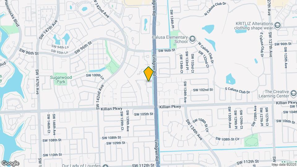 10065 SW 137th Ct Map and Location Details