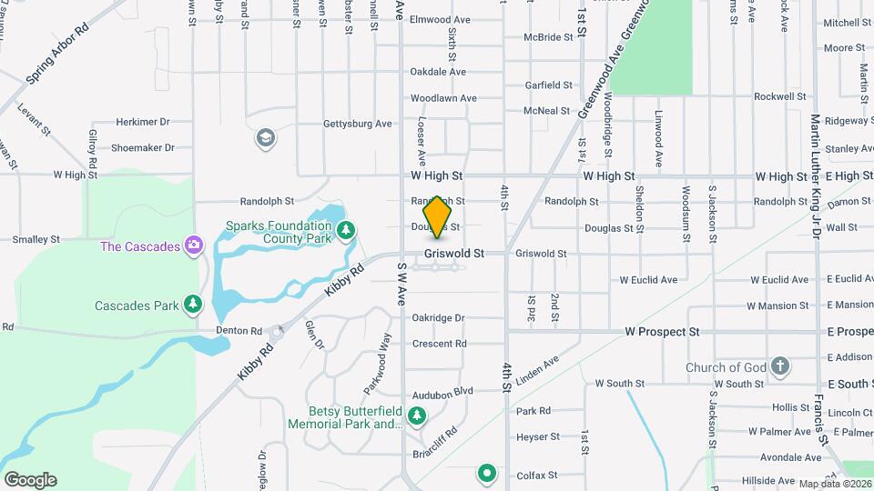 742 Griswold St Map and Location Details