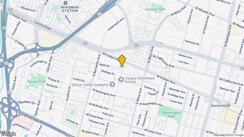 1115 Ayala Dr Mapa y Detalles de la Ubicación