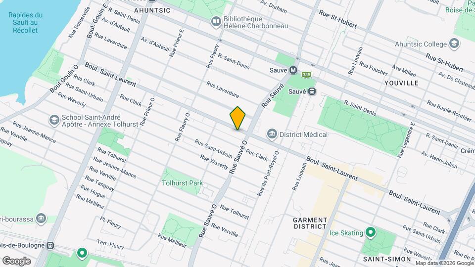 9940 Saint-Laurent Boul Map and Location Details