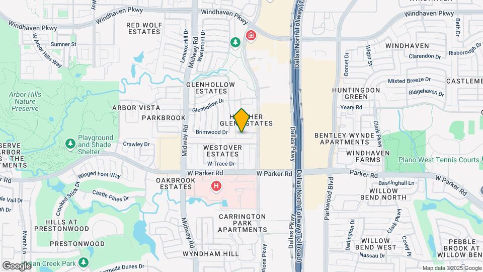 6120 Brookhollow Dr Map and Location Details
