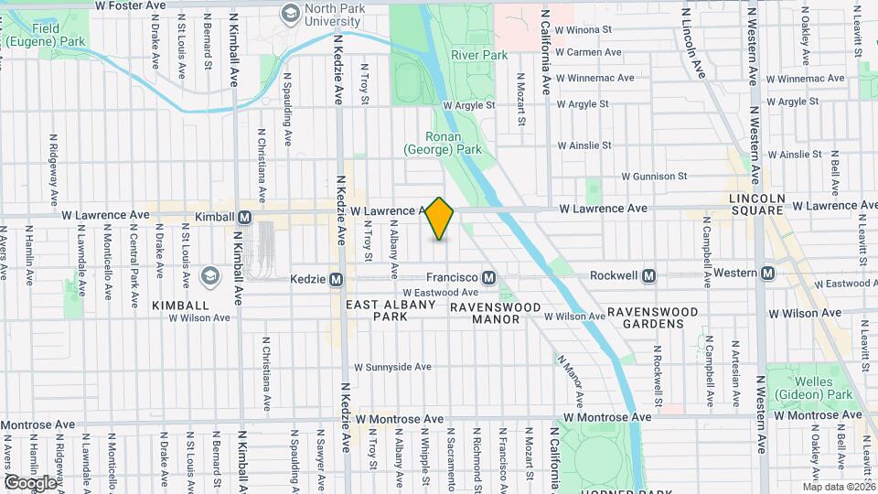 4716 N Sacramento Ave, Unit # 2 Map and Location Details