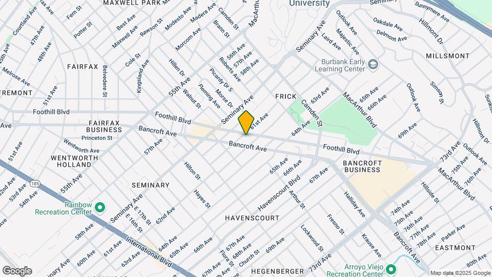 6109 Foothill Blvd Map and Location Details