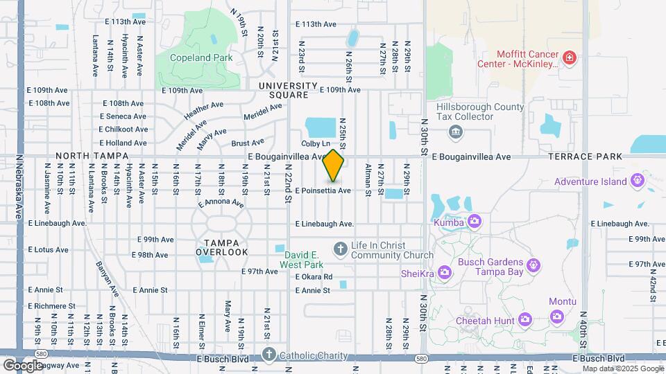 10201 N 24th St Map and Location Details