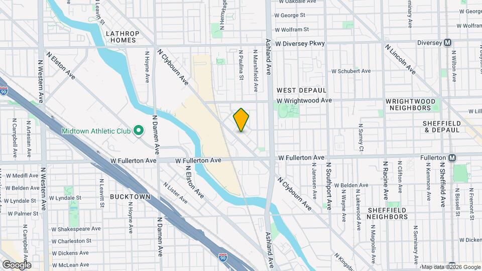 2459 N Clybourn Ave Map and Location Details