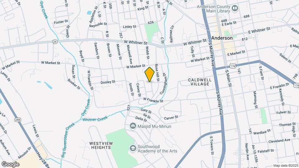500 Cathcart Dr Map and Location Details